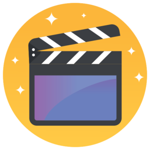 Clapperboard: designed by Prosymbols Premium from Flaticon